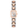 Analog watch with steel and rose-colored steel bracelet Icon Time