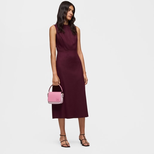 Small mauve and pink Crossbody bag TOUS Amanda