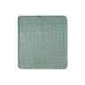 Short-pile fleece baby blanket in Soft green