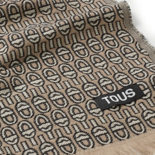 Foulard TOUS MANIFESTO Essence in Taupe