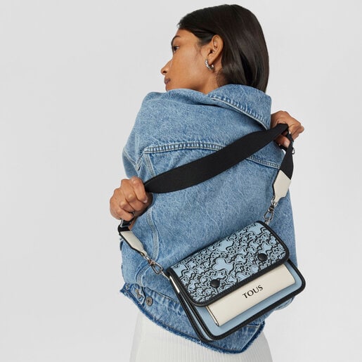 Small blue TOUS Kaos Mini Evolution Audree Crossbody bag