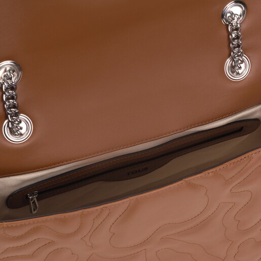 Medium brown Kaos Dream Crossbody bag with a flap