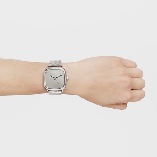 Analog Watch with steel bracelet TOUS D-Logo Mirror