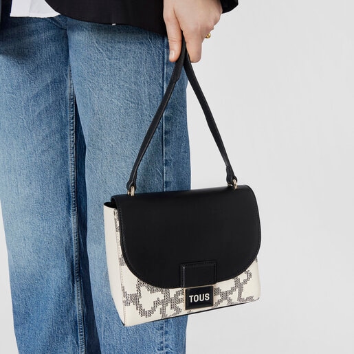 Sac à bandoulière Kaos Pix petit beige