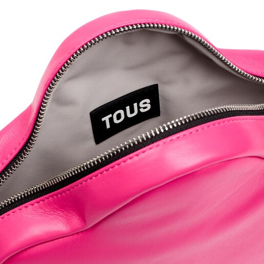 Fuchsia-colored flower Crossbody bag TOUS Carol