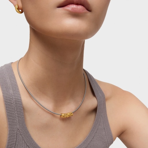 18kt gold plating over silver pack of Charms TOUS Mama