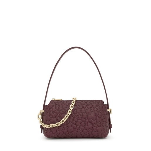Mini bolsa burdeos TOUS Puffy Bear