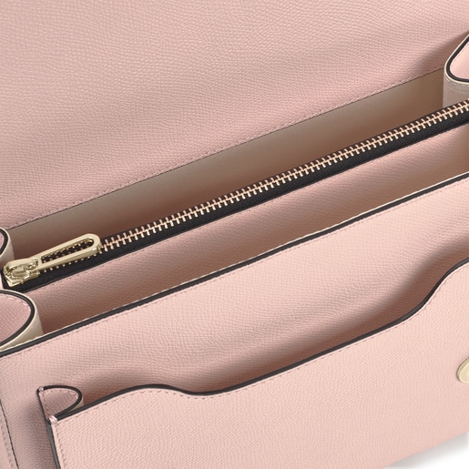 תיק צד Audree T POP בינוני בצבע ורוד
