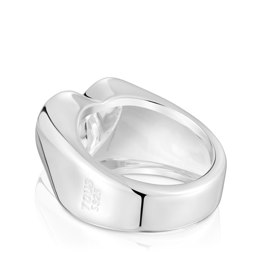 Silver heart Signet ring Sweet Dolls