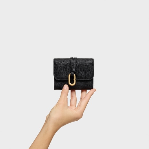 Cartera solapa negro TOUS Hold