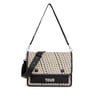 Borsa a tracolla media beige e nera Audree TOUS Vera