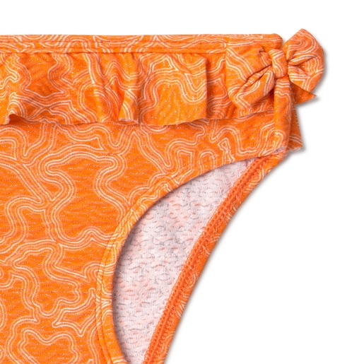 Girls bikini bottoms in MKaos orange