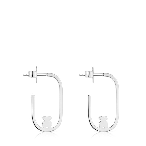 Aretes aro de plata Camille