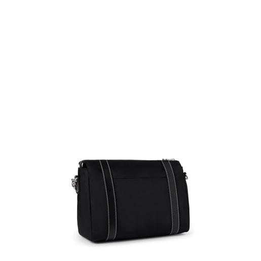 Small black Empire Soft Chain Crossbody bag