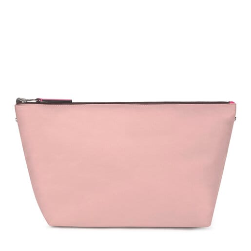 Small pink Kaos Shock Shelby reversible Handbag