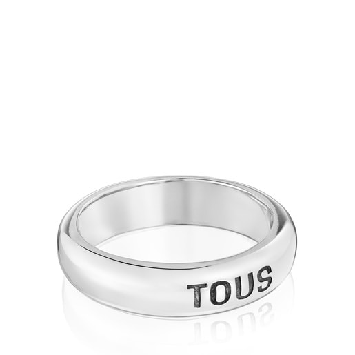 Anillo de plata 5 mm TOUS Man