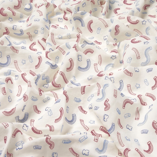 Baby muslin in Muse maroon