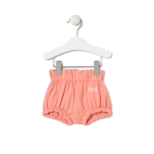 Conjunto de bebé niña de tirantes Star rosa