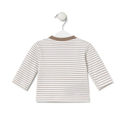 Baby t-shirt in Soft beige