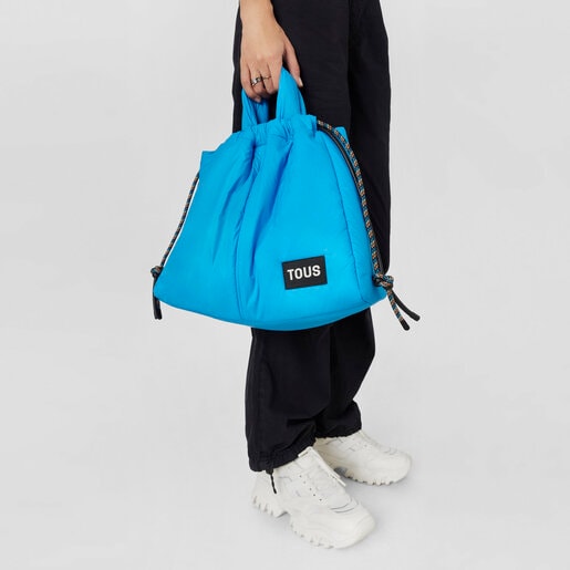 Large blue One-shoulder bag TOUS Cloud Soft