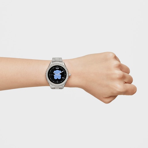 T-Bear Connect Smartwatch with steel wristband