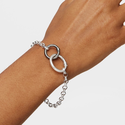 Dark Silver Hold Ring