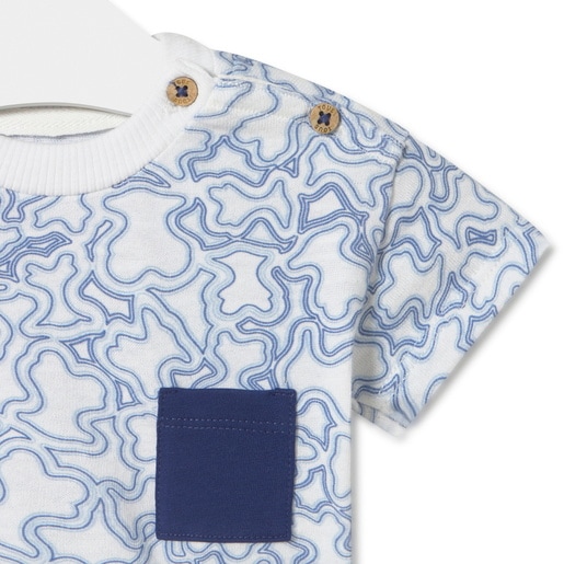 T-shirt in Kaos blue