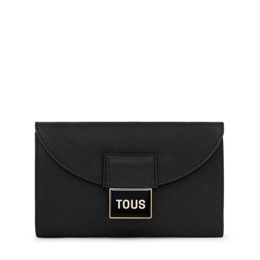 Portefeuille long Flap TOUS Sylvia noir