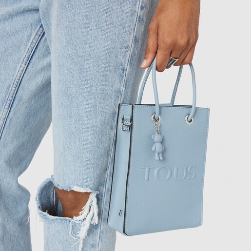 Mini bolso azul TOUS La Rue