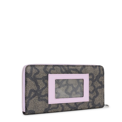 Medium black and mauve Kaos Legacy Wallet