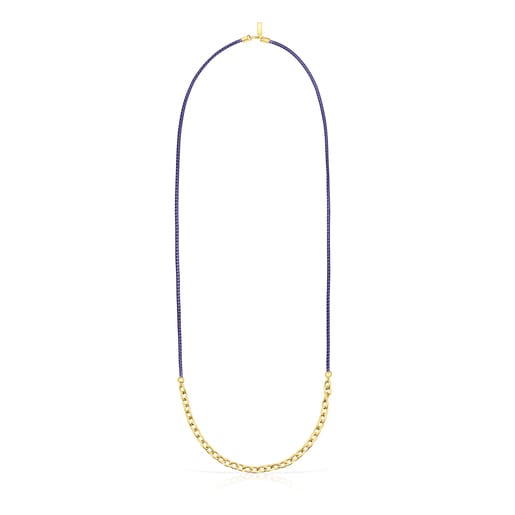 Collier élastique TOUS St. Tropez Elastic bleu 80 cm