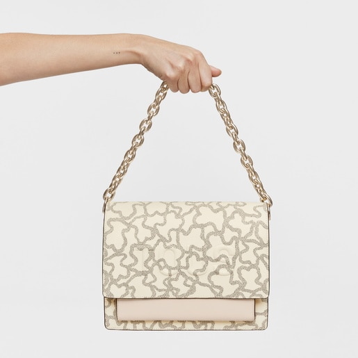 Sac à bandoulière Audree Chain beige moyen Kaos Icon