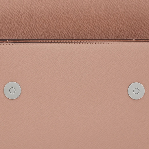 Stredne veľká taupe crossbody kabelka TOUS Brenda