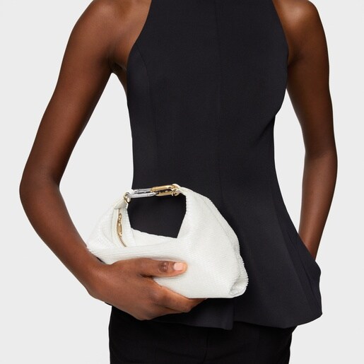 Mini bandolera marfil TOUS Hold