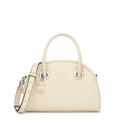 Medium beige Bowling bag TOUS Poppy