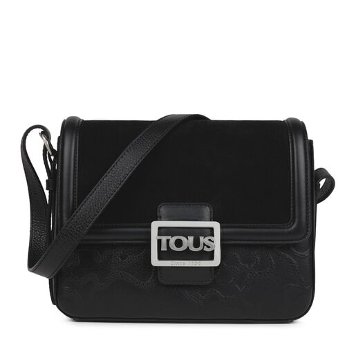 Medium black Leather TOUS Icon Crossbody bag