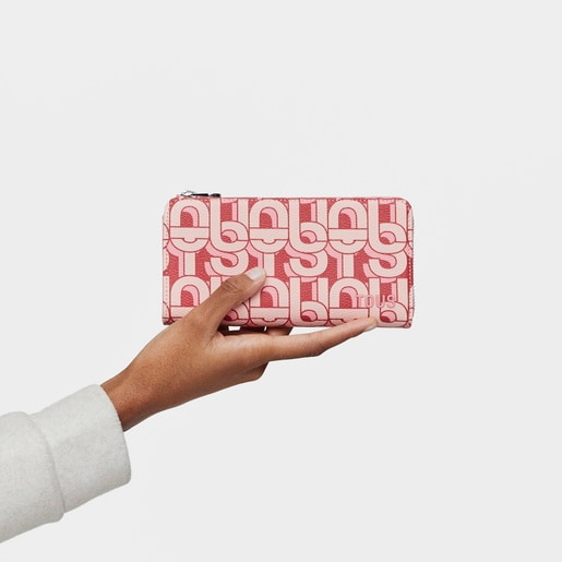 Coral-colored Wallet TOUS MANIFESTO