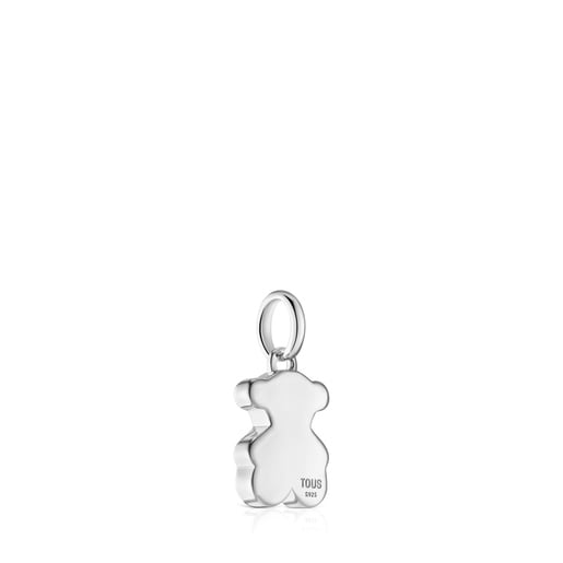 Pingente pequeno urso em prata 12 mm Sweet Dolls