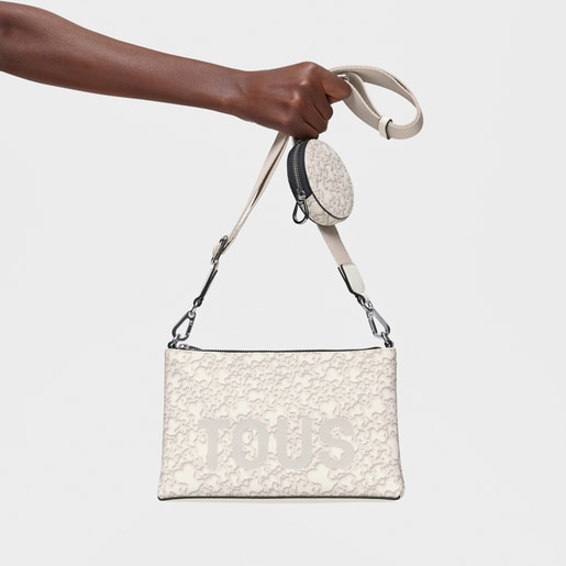 Light gray Flat Crossbody bag Kaos Mini Evolution
