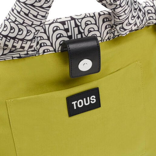 Large black and white One-shoulder bag TOUS Cloud Soft