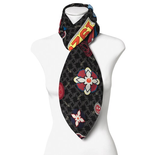 Pañuelo Logogram Patch negro