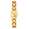 Analog watch with gold-colored steel bracelet Icon Time