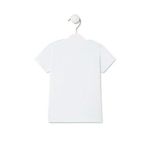 Girls beach t-shirt in Kaos pink