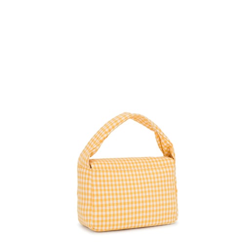 حقيبة TOUS Carol Vichy صغيرة الحجم بحزام يلتف حول الجسم باللون الأصفر