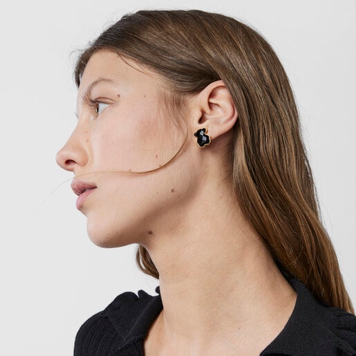 Aretes TOUS Color con baño de oro 18 kt sobre plata