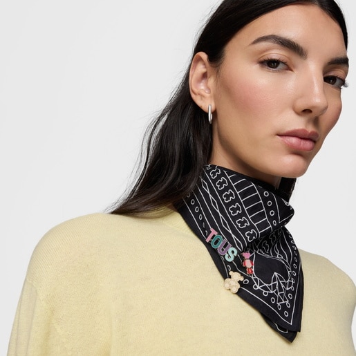 Pack of gold-colored Pins TOUS Bear Style