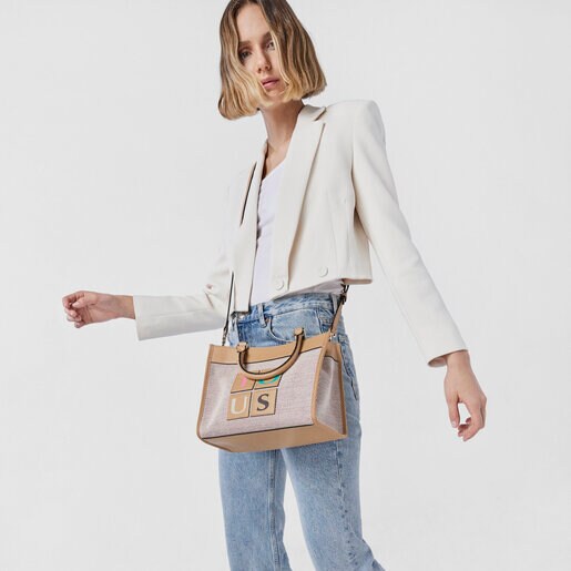 Medium pink TOUS Yummy Shopping bag