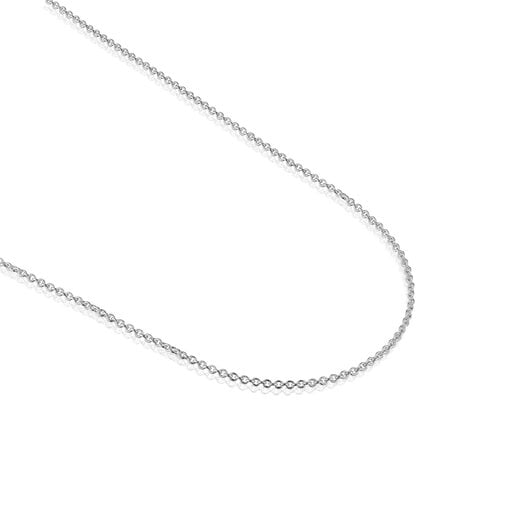 Collaret de plata amb anelles, 60 cm Chain