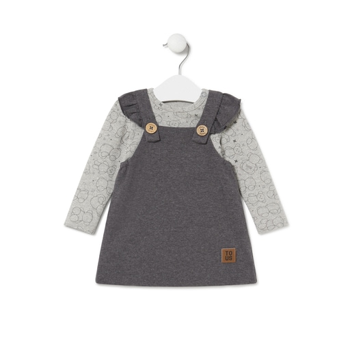 Tous - Baby GirlS Outfit In Grey Grey - Textil