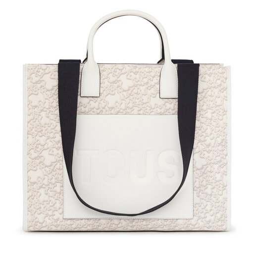 Large gray Kaos Mini Evolution Amaya Shopping bag